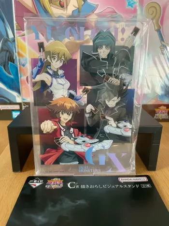 Yu-Gi-Oh!  Stand visuel Ichiban Kuji Vol.3 (Jun, Ryou, Asuka, Jyudai) 21 cm
