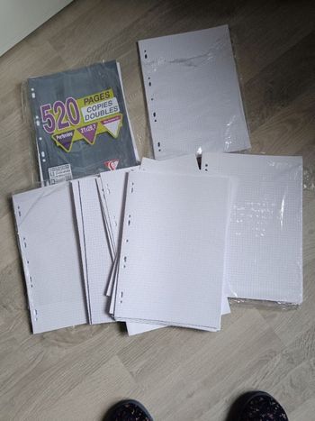 Copies doubles petits carreaux