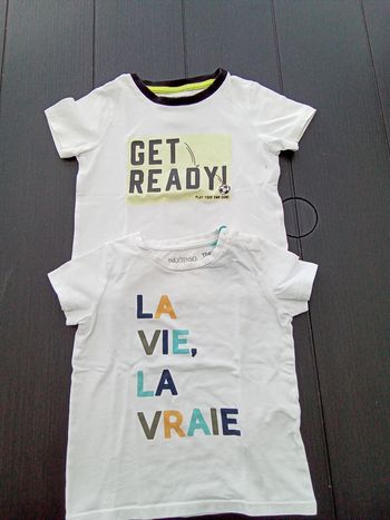 Lot de tee-shirt manches courtes