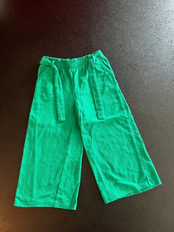 Pantalon fluide vert
