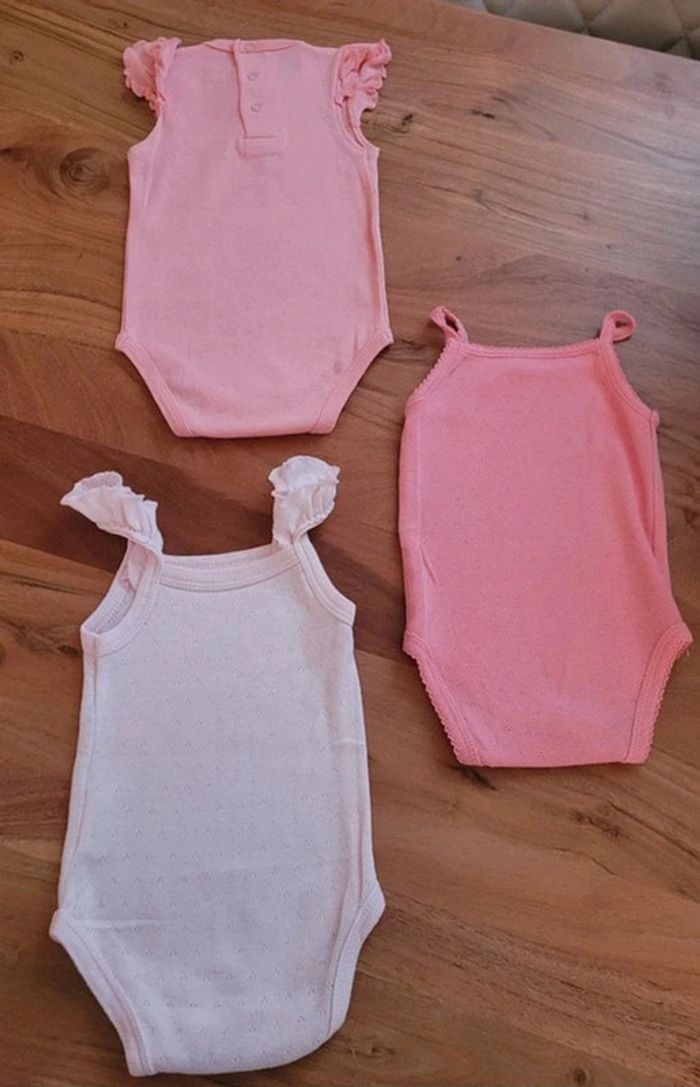 Lot de 3 bodies fille 3-6 mois - photo numéro 2