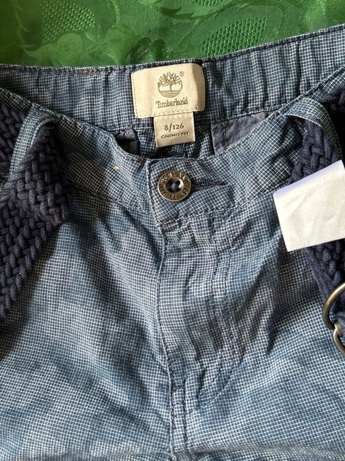 Short bermuda bleu ceinture 8 ans Timberland - photo numéro 4