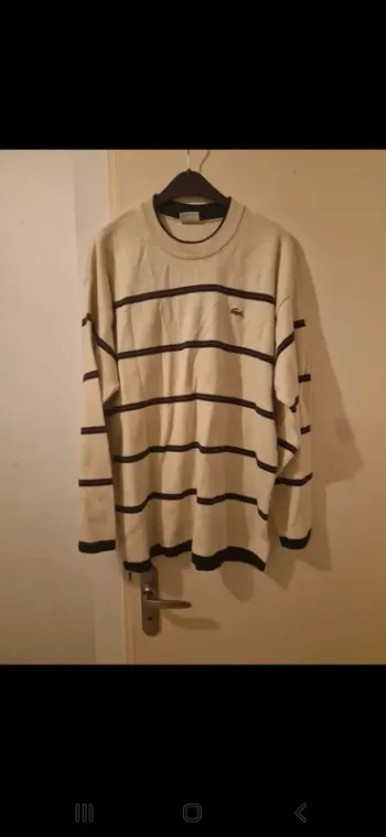 Pull vintage lacoste taille 3xl