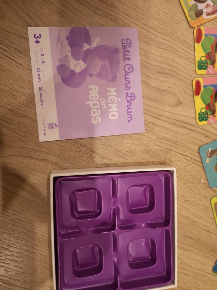 Jeu complet memo petit ours brun - photo numéro 2
