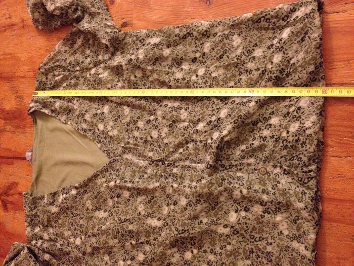 Chemise fleurie - manches longues - taille M - look féminin - photo numéro 3