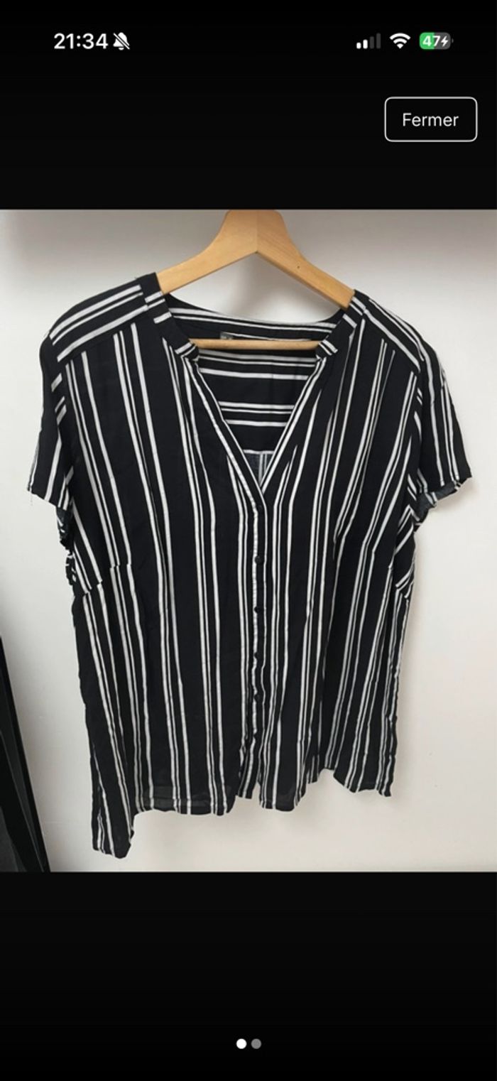 Chemisier rayé