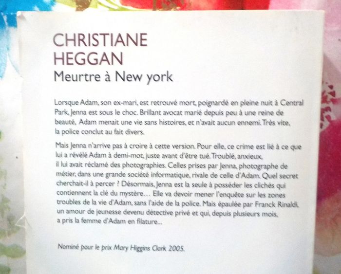 Meurtre à New York de Christiane Heggan Ed. Mira - photo numéro 2
