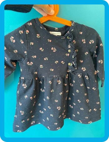 Belle robe manches longues 12 mois vertbaudet