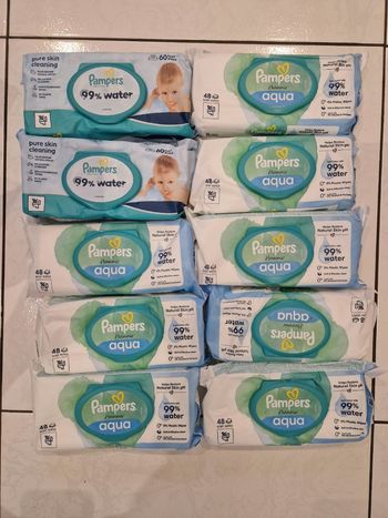 Pampers  lingettes