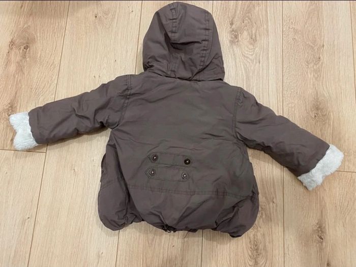 Manteau 12 mois marron - photo numéro 4