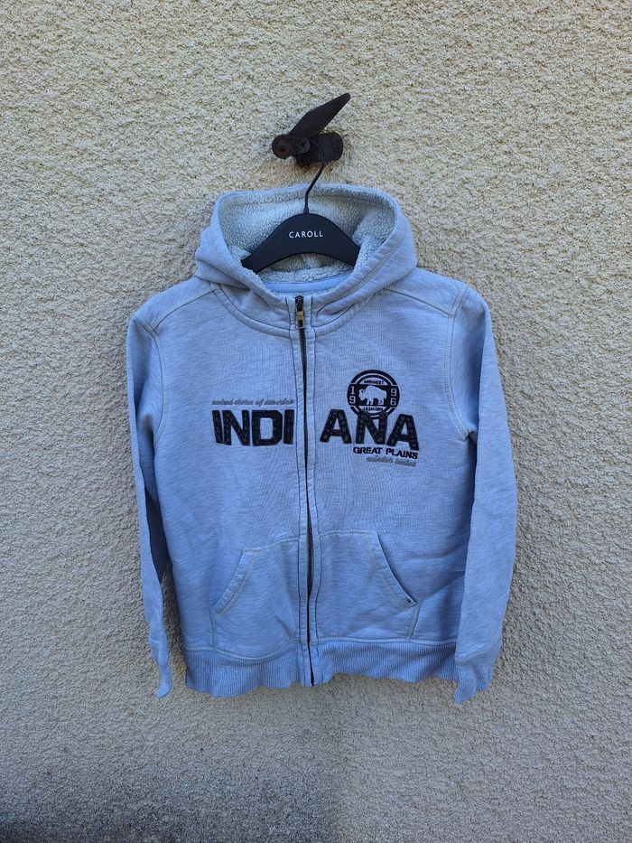 👕 Sweat / gilet zippé à capuche Okaïdi 14 ans