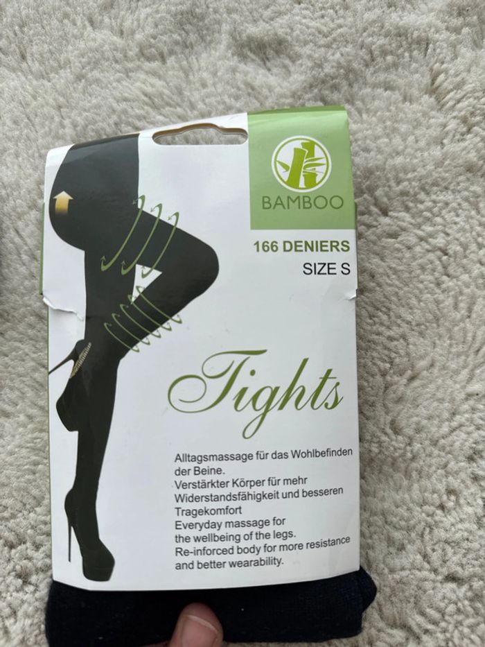 🧦Lot 2 collants bamboo - hiver - taille S- Lot Socks- T35 a 38- neuf avec étiquette - photo numéro 9