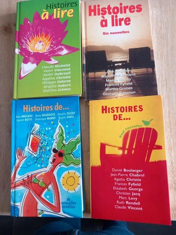 lot de 4 livres histoire de...