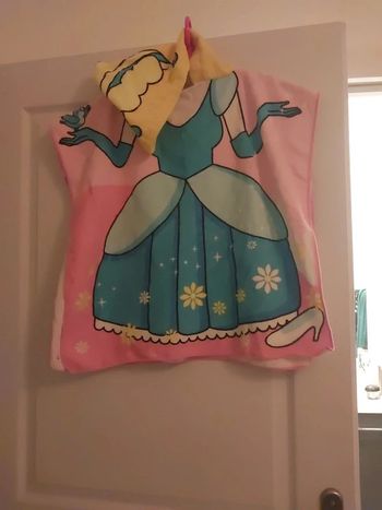 cape de bain princesse 2/8ans