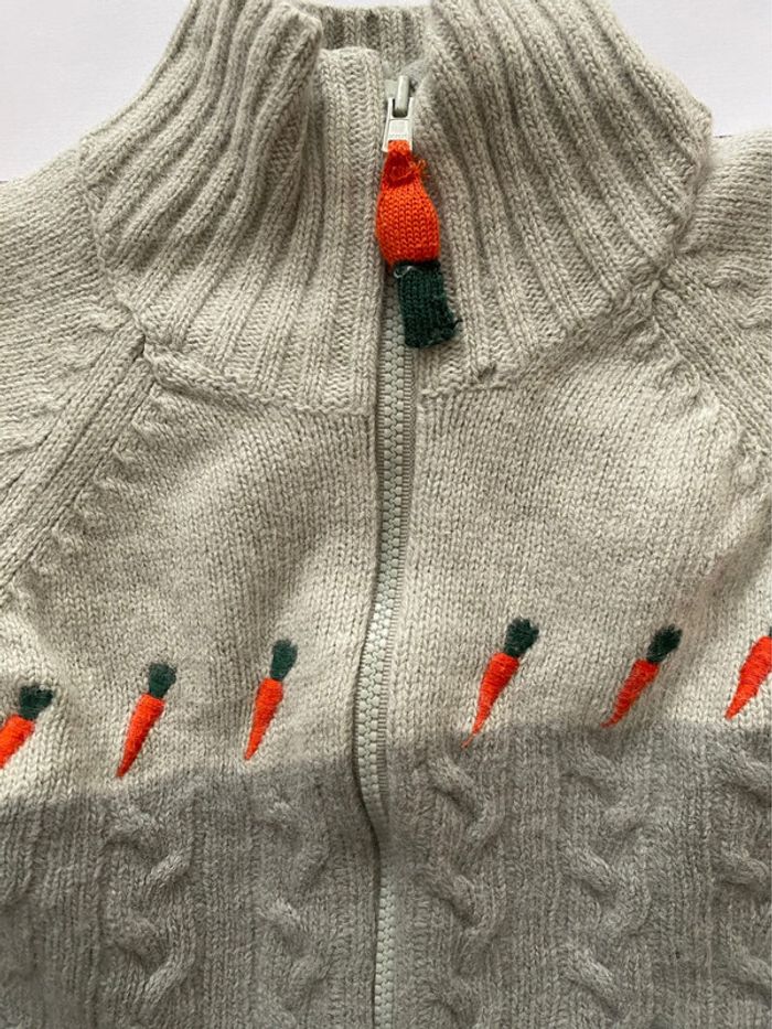 Lot de 4 gilets / pulls zippés chauds - 18 mois - Du pareil au même & autre - TBE - photo numéro 9