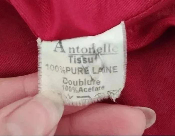 Veste à carreaux - Moon Shetland wool - Antonelle - taille 42/44 - photo numéro 6