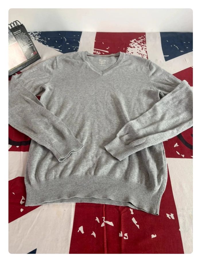 Sweat col V Celii taille S gris - photo numéro 3