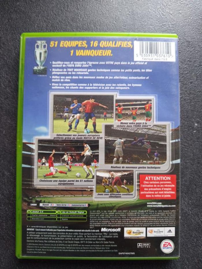 Microsoft - Xbox - UEFA Euro 2004 - photo numéro 2