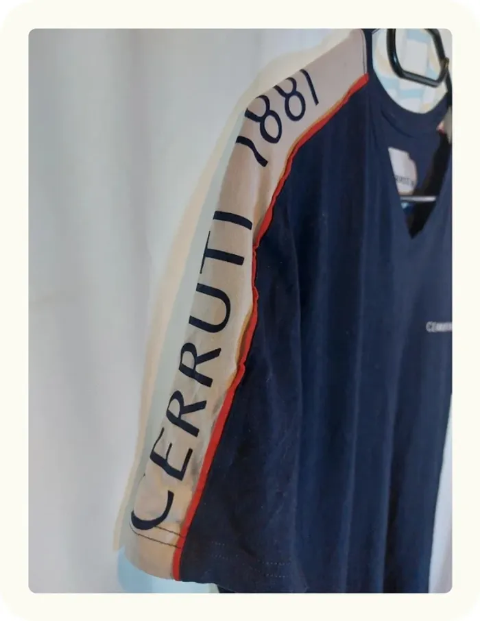 Tee shirt col V Homme Cerruti 1881 - photo numéro 2