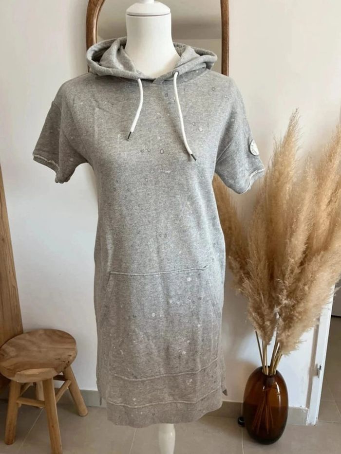 Robe pull/robe sweat grise French Terry 18.18 - photo numéro 2