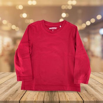 T-Shirt Manches Longues Rouge