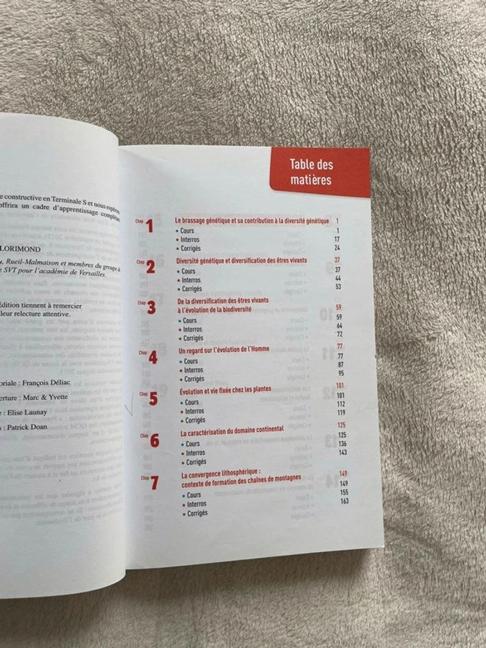 Livre manuel scolaire prépa bac terminale S (svt) - photo numéro 5