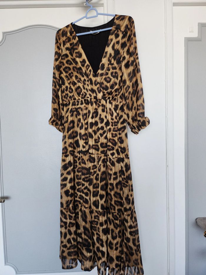 Robe longue leopard taille 36 - photo numéro 3