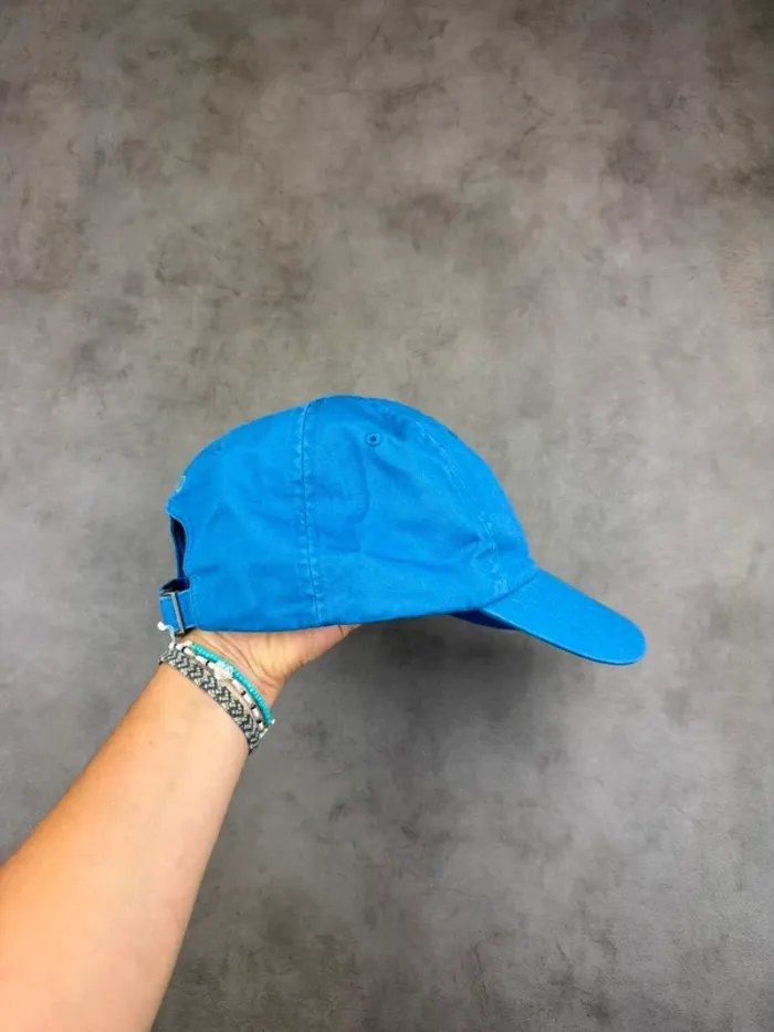 Casquette Ralph Lauren Bleu Logo Brodé Neuve - photo numéro 3