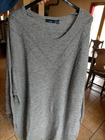 Robe pull grise Kiabi