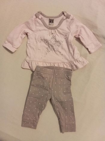 Ensemble bébé fille 3 mois