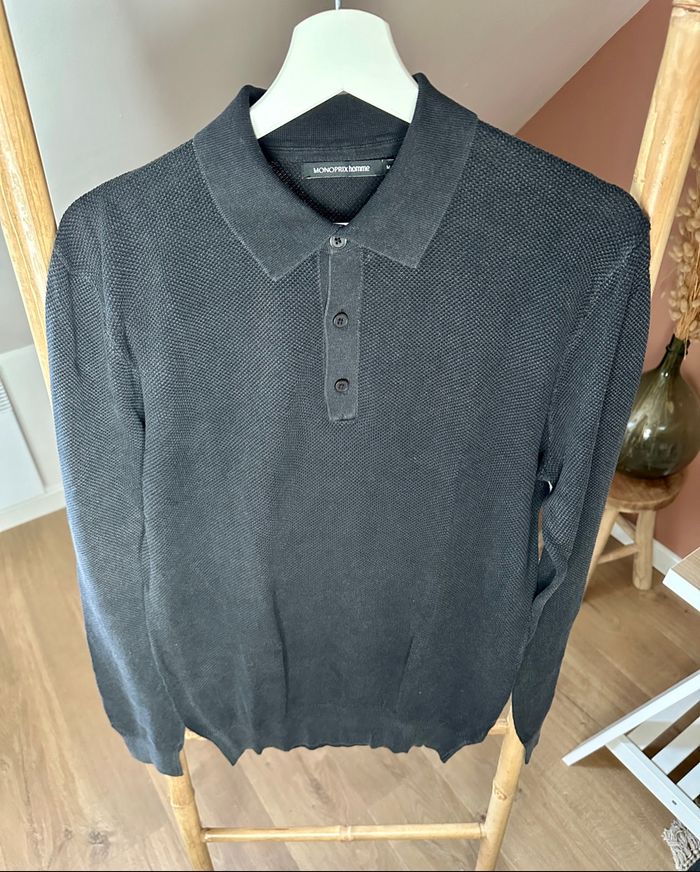 💜 Pull noir léger Monoprix taille M 💜 - photo numéro 3
