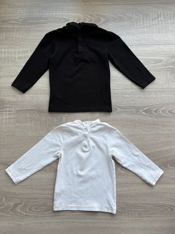 2 sous pulls noir et blanc 24 mois - photo numéro 15