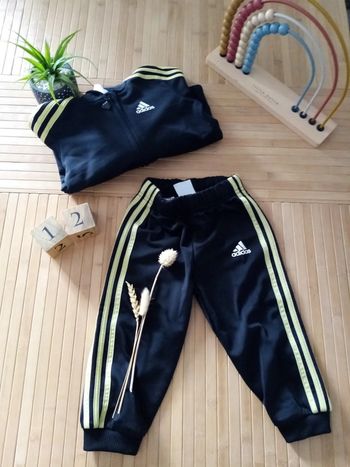 Pantalon Adidas 9-12mois + veste floquée