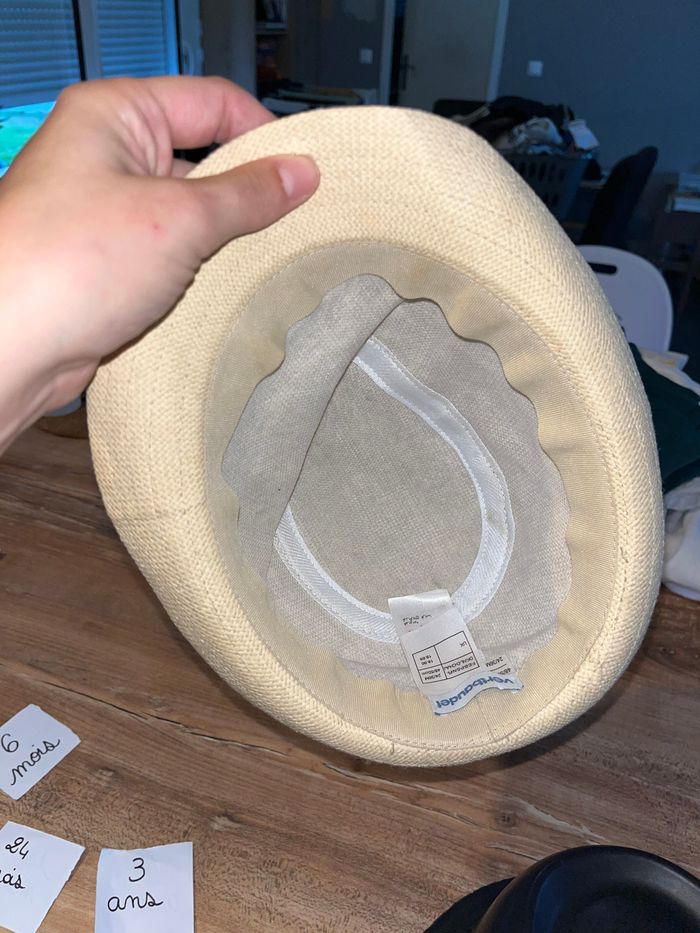 Chapeau paille 24 mois - photo numéro 6