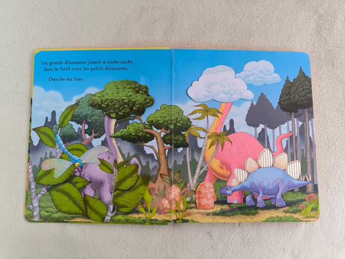 Livre Où es-tu petit dinosaure Usborne - photo numéro 4