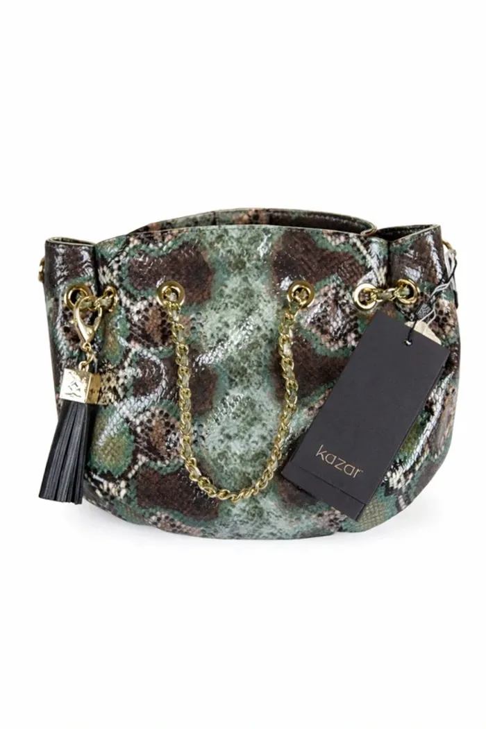 Sac KAZAR cuir premium effet python – Neuf avec étiquette + housse Neuf avec étiquette·Kazar - photo numéro 3