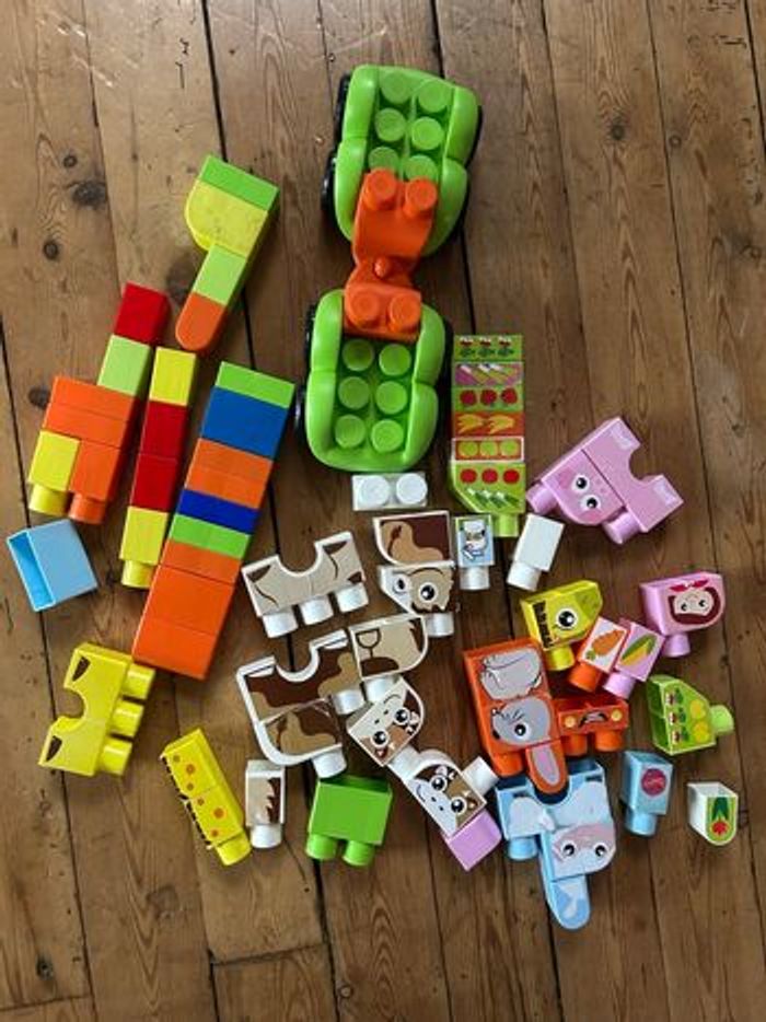 Train animaux briques de construction Abrick - photo numéro 2