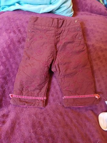 Pantalon chaud 9 mois pressions