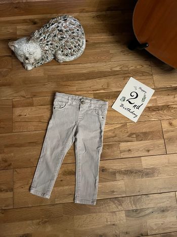 Petit jeans gris Zara très bon état 86-92cm/2ans