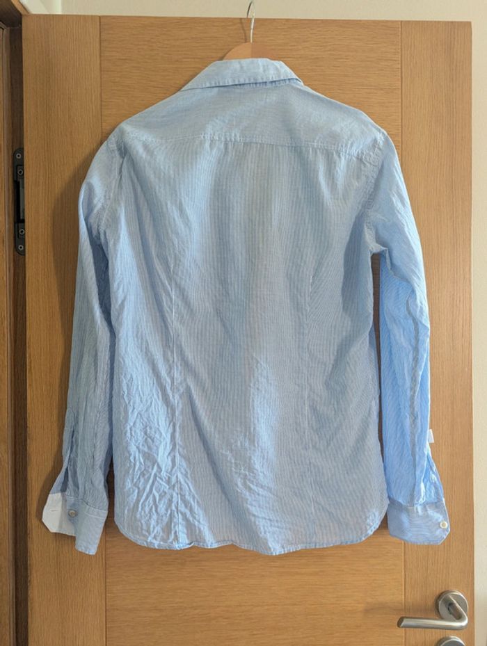 Chemise bleue à rayures - photo numéro 3
