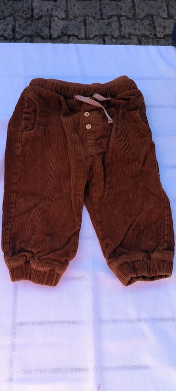 Pantalon velours côtelé