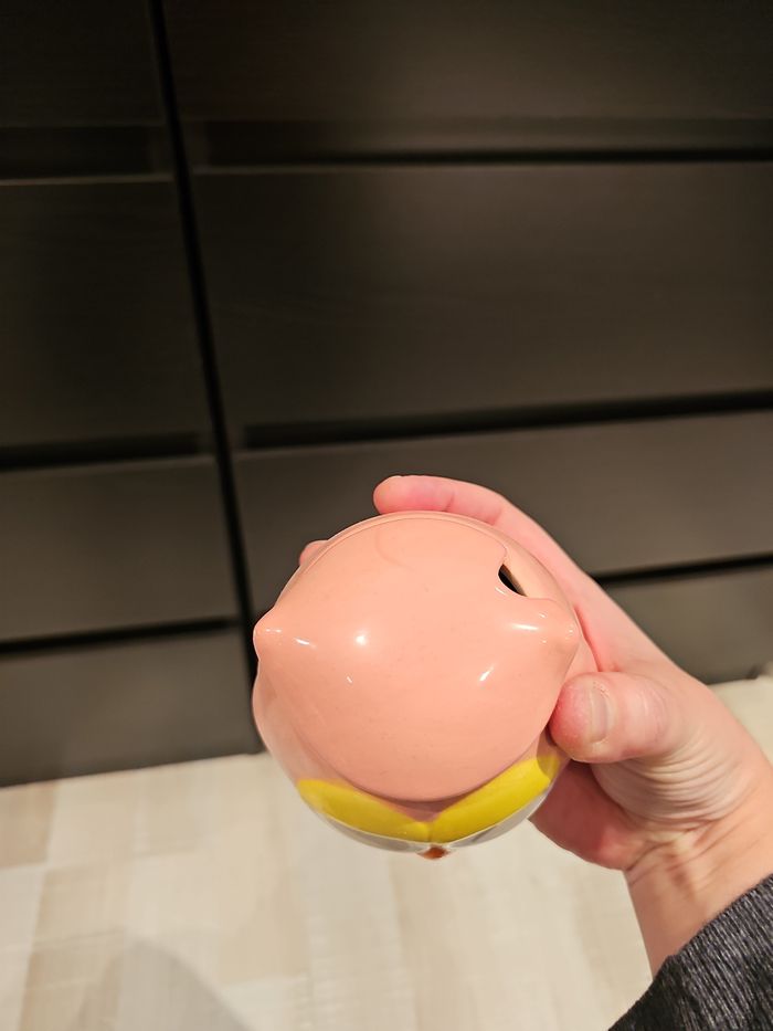 hibou céramique rose déco chambre enfant - photo numéro 2