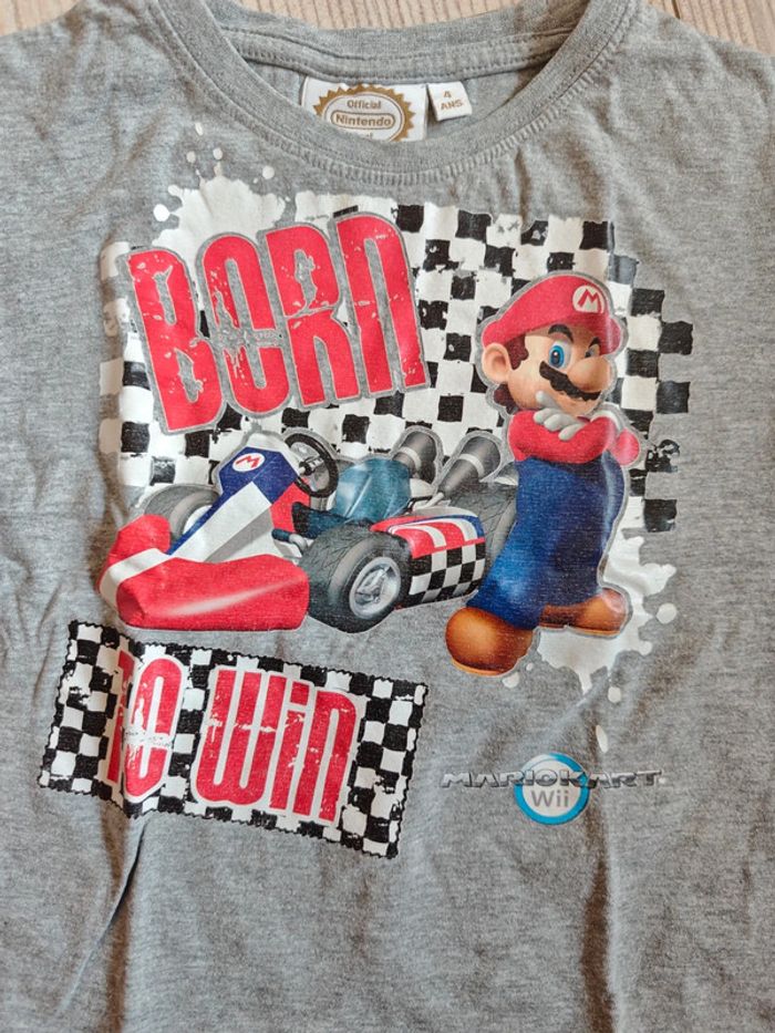 Tshirt Mario 4ans - photo numéro 3