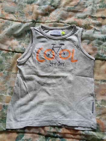 Débardeur voiture la fabrique des garçons 4 ans