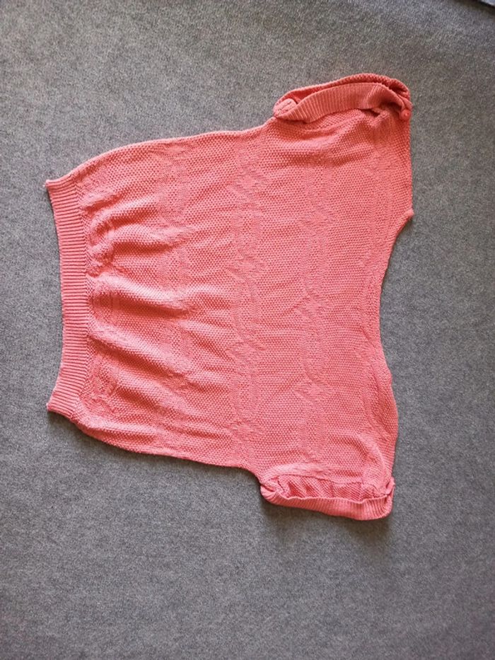 Tunique saumon T40 coton acrylique - photo numéro 2
