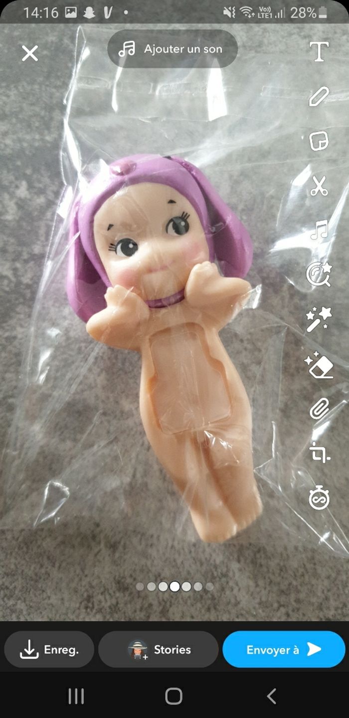 Figurine téléphone sonny angel lapin neuve