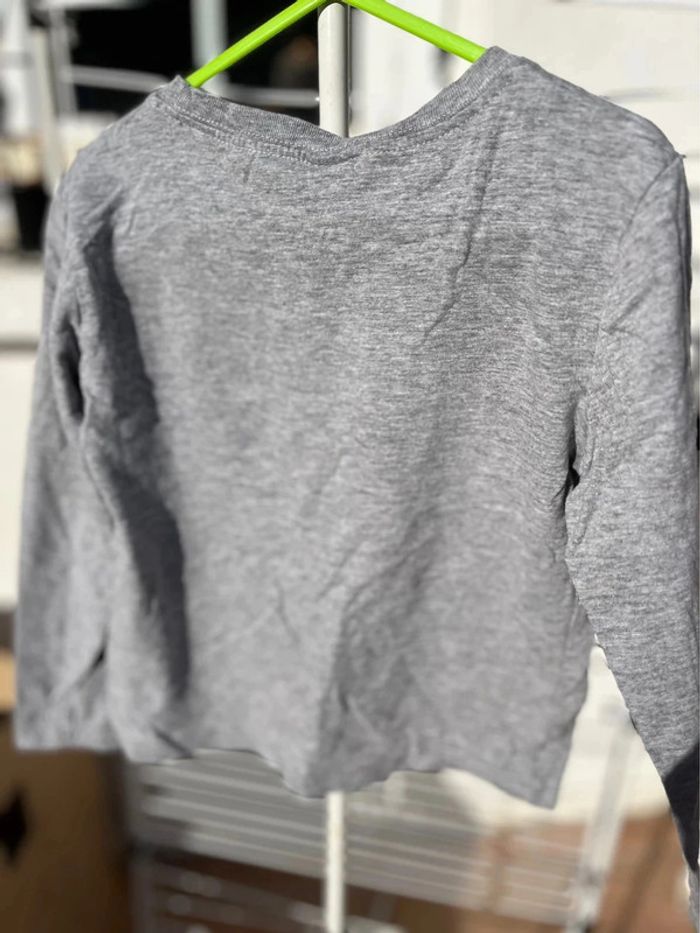 T shirt manche longue 6 ans gris complice - photo numéro 2