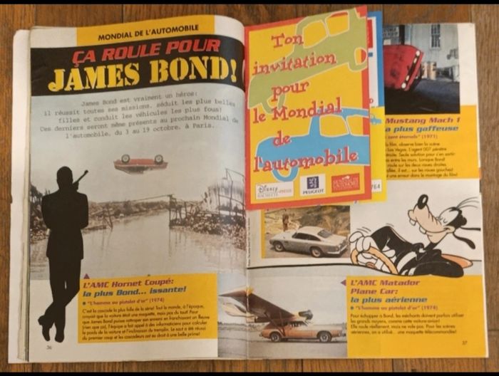 Ancien journal de mickey N°2320 avec fiches 1996 vintage - photo numéro 5