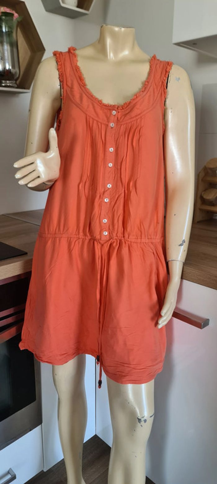 superbe robe d ete avec doublure camaieu taille 40