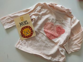 Sous pull manches longues taille 12 mois